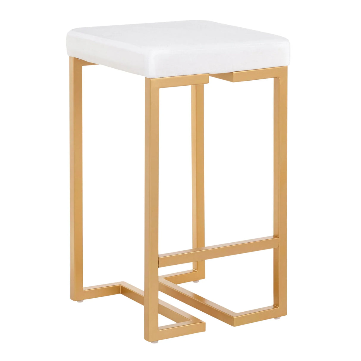 Midas - Contemporary / Glam Counter Stool (Set of 2) - Furniture Home Direct