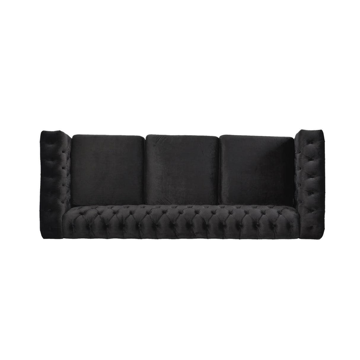 Traditional Charcoal Gray Sofa - Furniture Home Direct
