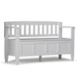 Brooklyn - Handcrafted Entryway Storage Bench - Furniture Home Direct