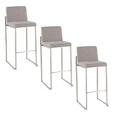 Fuji - Contemporary And Modern Elegance High Back Barstool - Furniture Home Direct