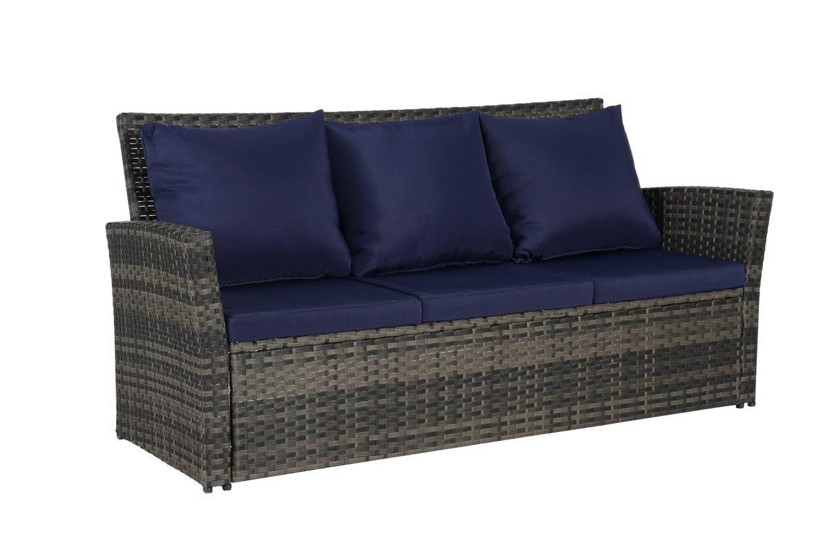 7 PC Rattan Outdoor Set - Furniture Home Direct