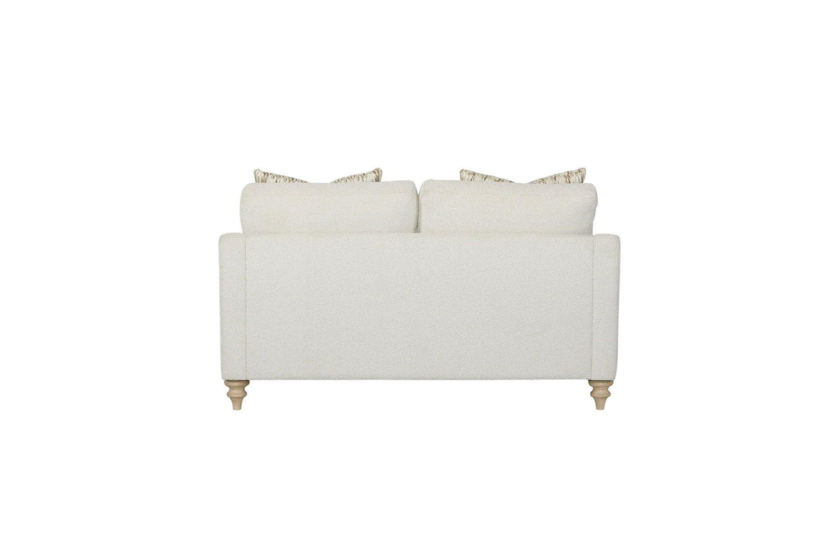 Loveseat Reversable Cushion With 2 Pillows - Off White - Furniture Home Direct