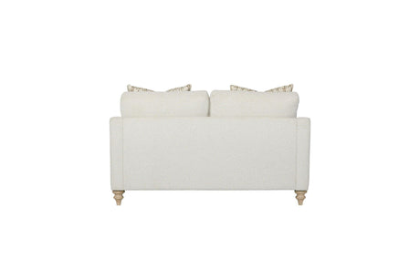 Loveseat Reversable Cushion With 2 Pillows - Off White - Furniture Home Direct