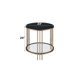 Abisha - Sintered Stone Top Round Table - Furniture Home Direct