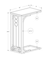Elegant Accent Table, C - Shaped, Transitional - Furniture Home Direct