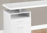 Computer Desk For Home Office, Laptop, Left Right Set - Up, Storage Drawers, Contemporary & Modern - Furniture Home Direct