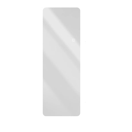 Wall Mounted Full Body Mirror With Dimming Lights Glass - Silver - Furniture Home Direct