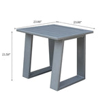 Traditional Style Outdoor Square End Table - Furniture Home Direct