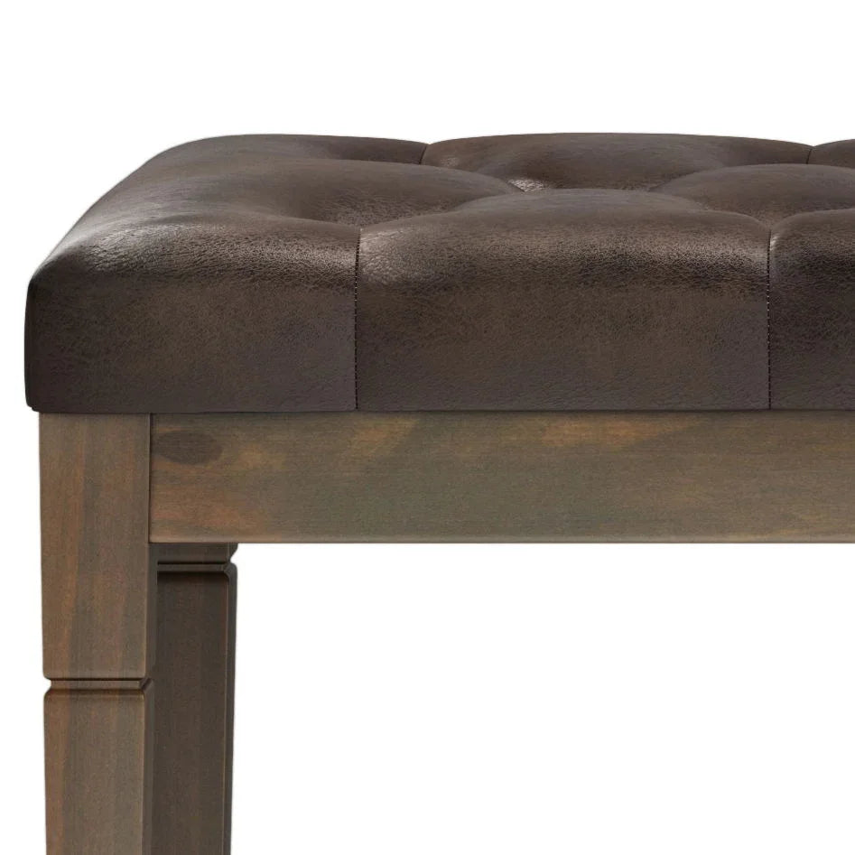 Waverly - Upholstered Tufted Ottoman Bench - Furniture Home Direct