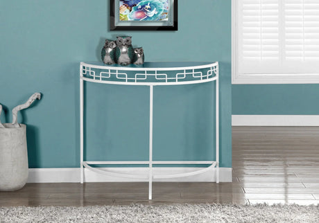 Accent Console Table For Entryway, Contemporary And Modern - White - Furniture Home Direct