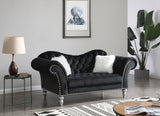 Elegant Round Arm Loveseat - Furniture Home Direct