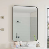 Wall Mirror Rectangular Mirror Metal Framed Mirror Vanity Mirror Dressing Mirror, For Bathroom, Living Room, Bedroom - Furniture Home Direct