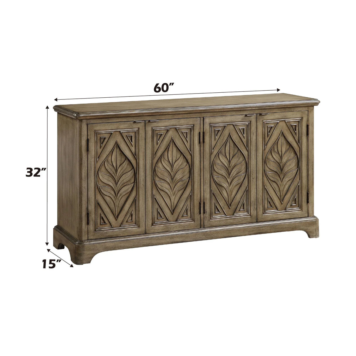 Orana - Console Cabinet - Oak - Furniture Home Direct