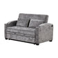 Pull Out Loveseat Sofa With Adjsutable Backrest, 2 Pillows, Cup Holders, USB Ports For Living Room - Furniture Home Direct