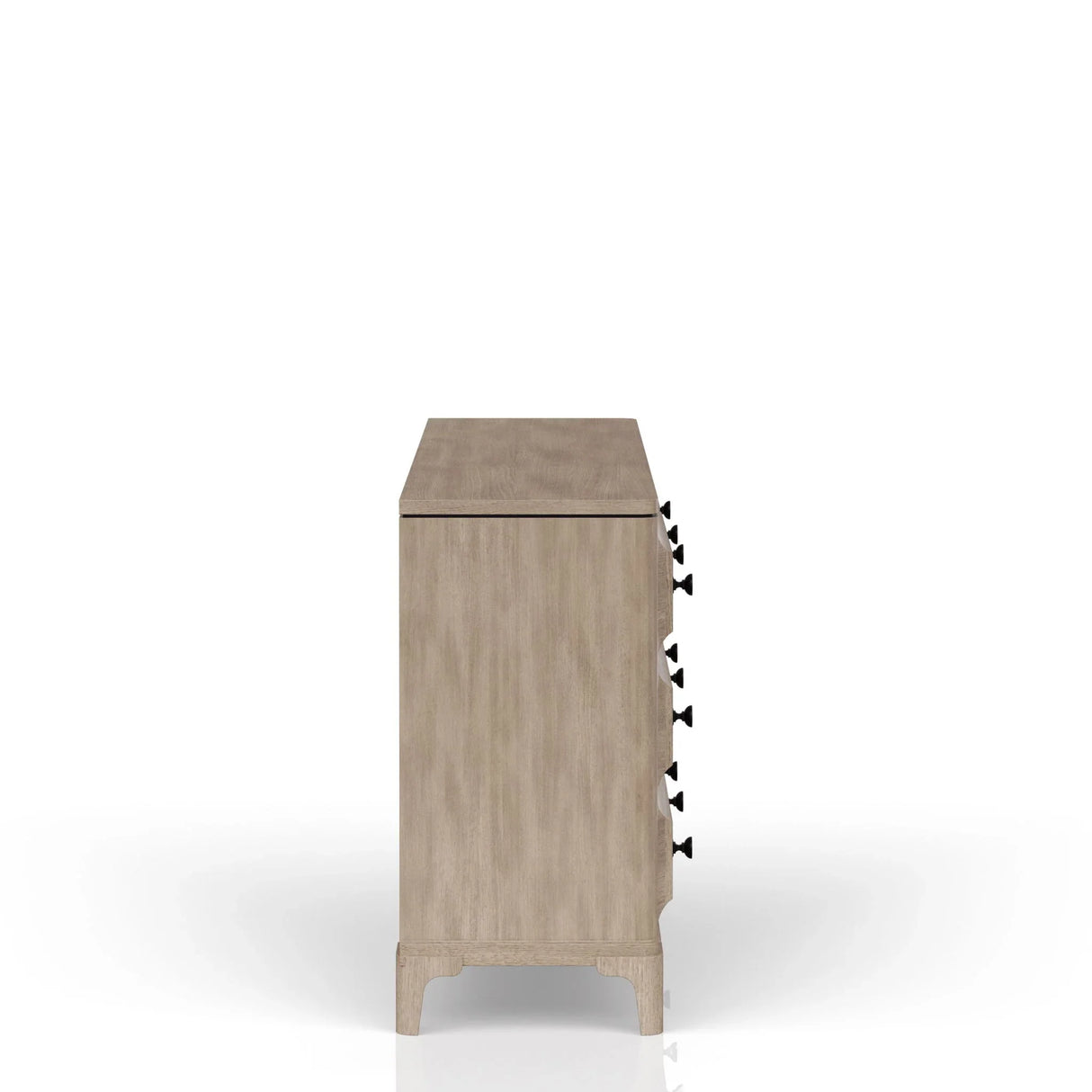 Modern 6 Drawer Dresser - Sand - Furniture Home Direct