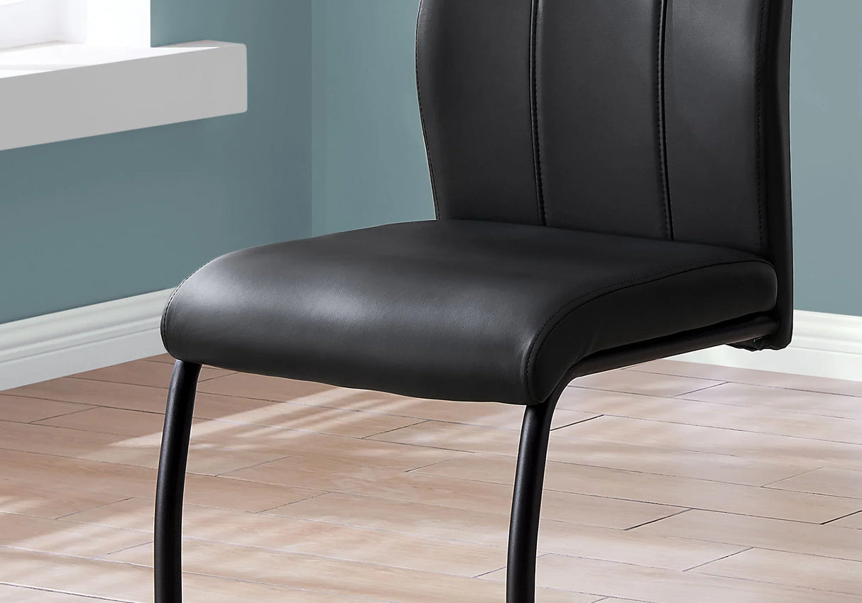 Dining Chair, Side, Upholstered For Dining Room, Contemporary & Modern (Set of 2) - Furniture Home Direct