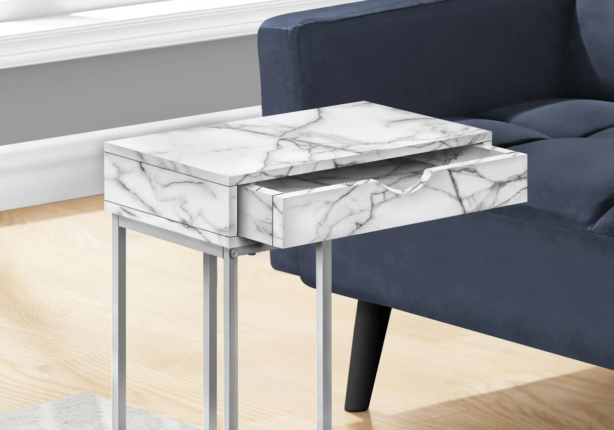 Accent Table, C - Shaped Contemporary & Modern Design - Furniture Home Direct