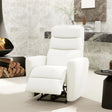 Bloomy - High Back Power Recliner Motion Chair - Chiffon White - Furniture Home Direct