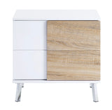 Verux - High Gloss End Table - White - Furniture Home Direct