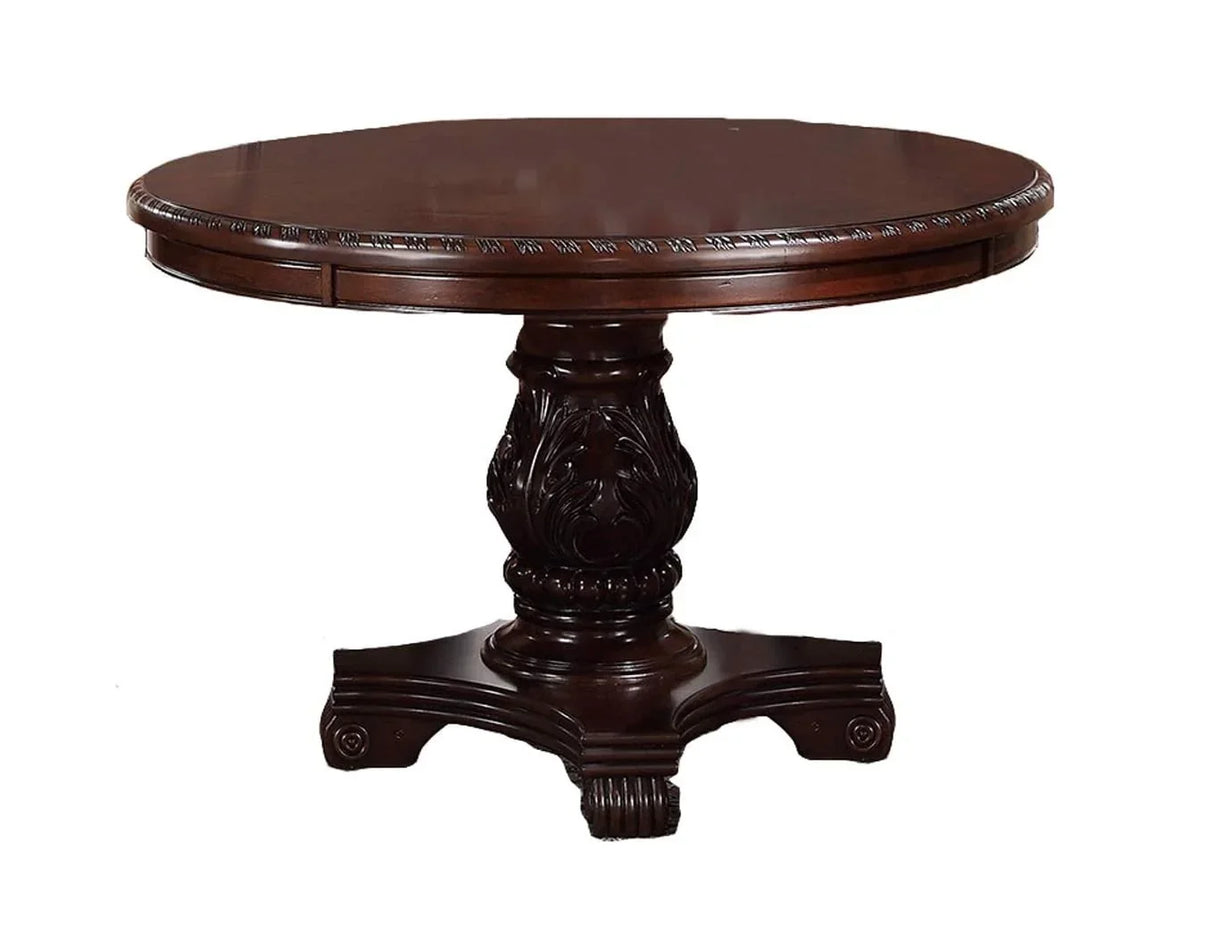 Classic Formal Dining Room Table And 4 Side Chairs - Furniture Home Direct