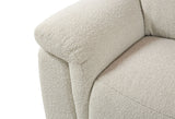 Sectional Sofa Boucle Power Reclining With Cupholder Beige - Furniture Home Direct