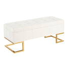 Midas - Contemporary / Glam Storage Bench - Furniture Home Direct