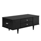 Modern Rectangle Coffee Table With Four Drawers - Furniture Home Direct