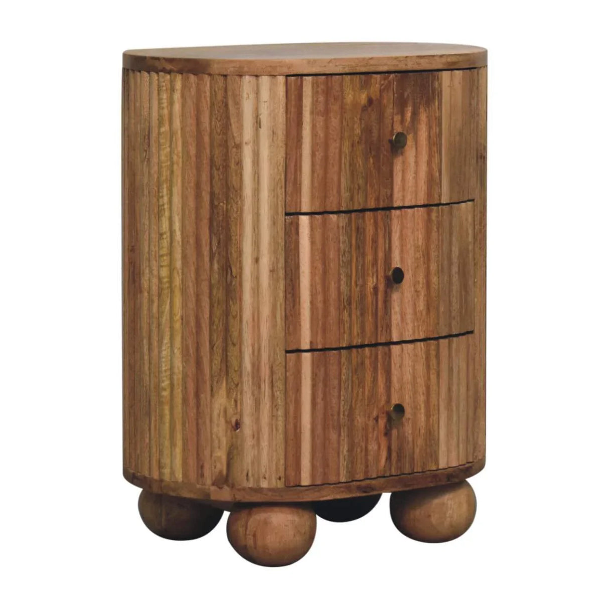 Soba - Ball Drawer Bedside Table - Furniture Home Direct