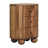 Soba - Ball Drawer Bedside Table - Furniture Home Direct