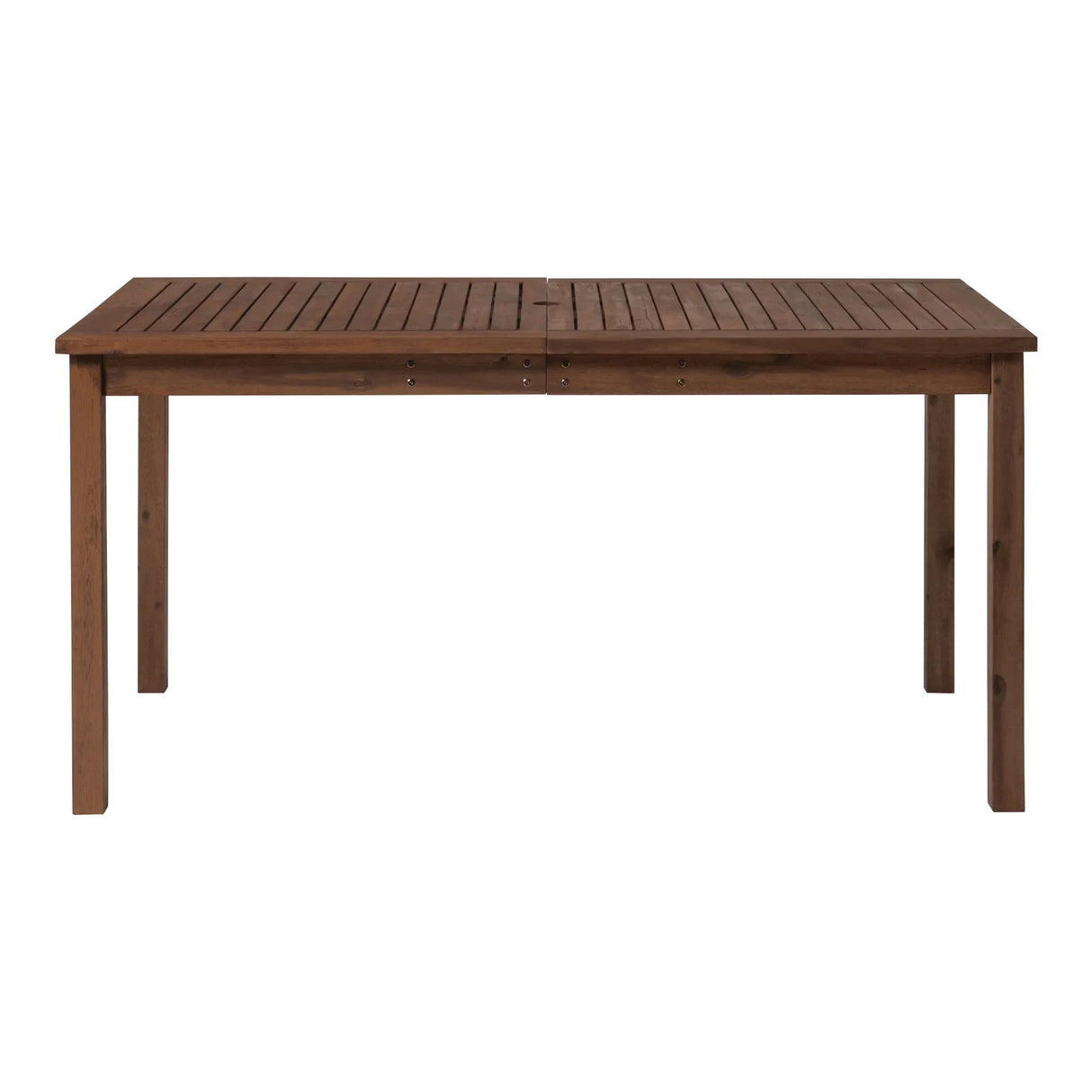 Contemporary Slat Top Acacia Wood Outdoor Dining Table - Furniture Home Direct