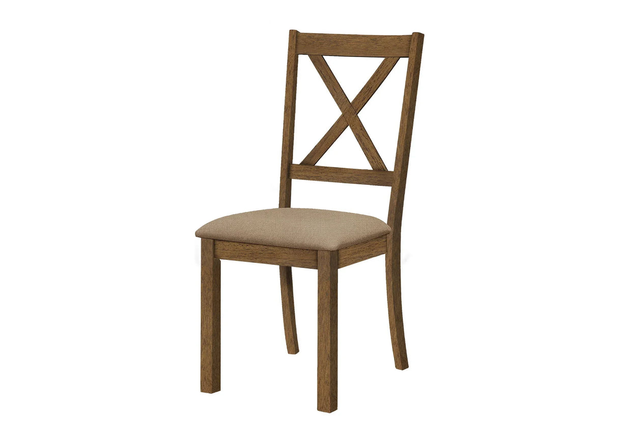Dining Chair Side, Upholstered For Dining Room, Transitional (Set of 2) - Furniture Home Direct