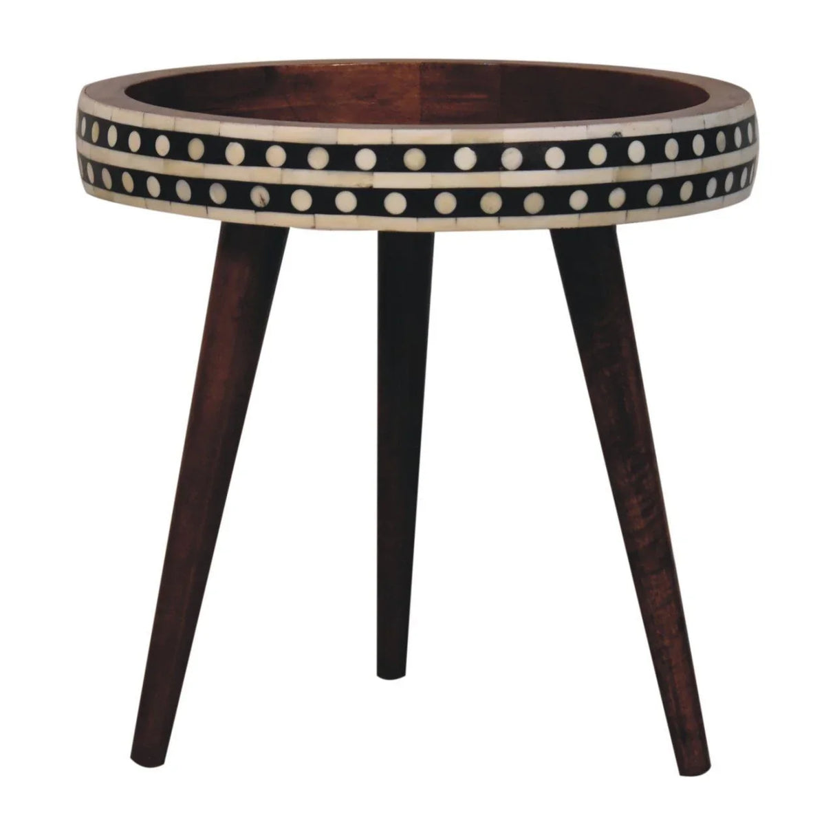 Small Patterned Nordic Style End Table - Furniture Home Direct