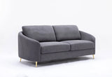 Yuina - Linen Sofa - Gray - Furniture Home Direct