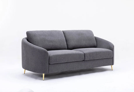 Yuina - Linen Sofa - Gray - Furniture Home Direct