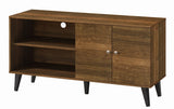 Amidon - TV Stand, With 2 Storage Shelves And 1 Cabinet - Furniture Home Direct