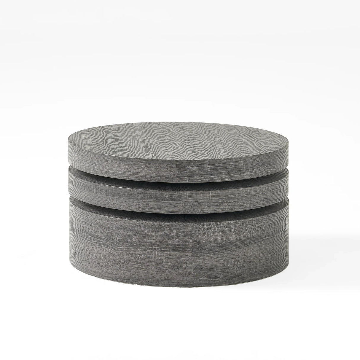 Coffee Table Nesting Set with Oval Design Matte Black - Furniture Home Direct