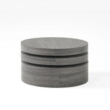 Coffee Table Nesting Set with Oval Design Matte Black - Furniture Home Direct