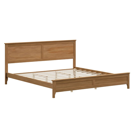 Modern Solid Wood Platform Bed - Furniture Home Direct