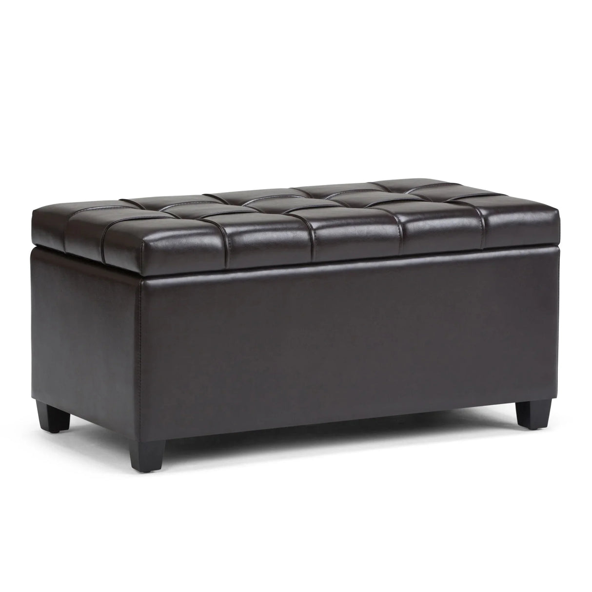 Sienna - Upholstered Storage Ottoman Bench - Furniture Home Direct