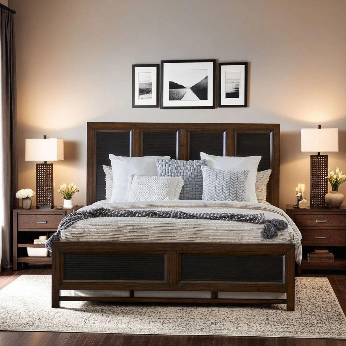 Branson - Panel Bed - Furniture Home Direct