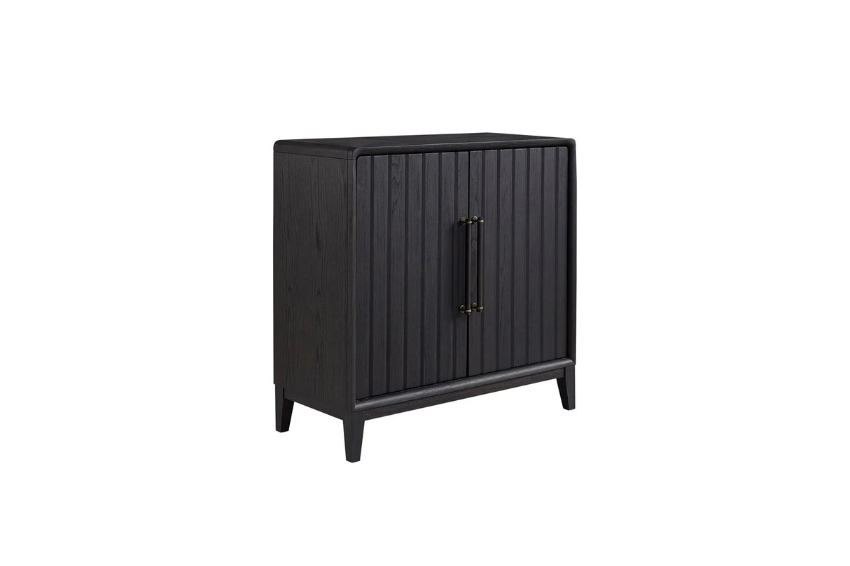 Ample Storage Bar Cabinet - Peppercorn - Furniture Home Direct