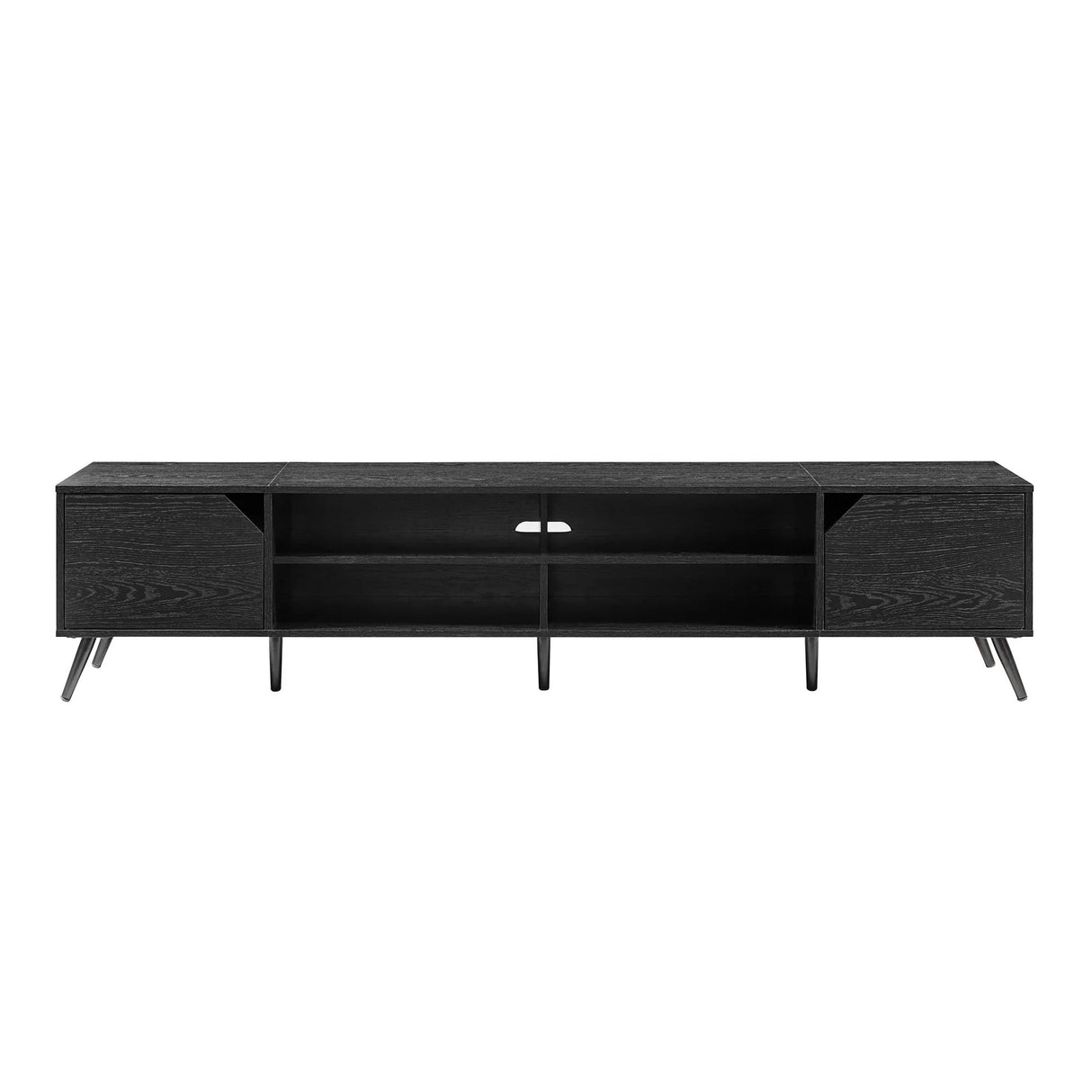 Contemporary 2 Door Minimalist TV Stand - Furniture Home Direct