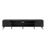 Contemporary 2 Door Minimalist TV Stand - Furniture Home Direct