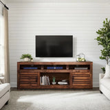 Sausalito - Console TV Stand For TVs Up To 85" - Whiskey - Furniture Home Direct