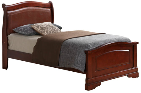 Panel Sleigh Bed Elegantly Crafted - Furniture Home Direct