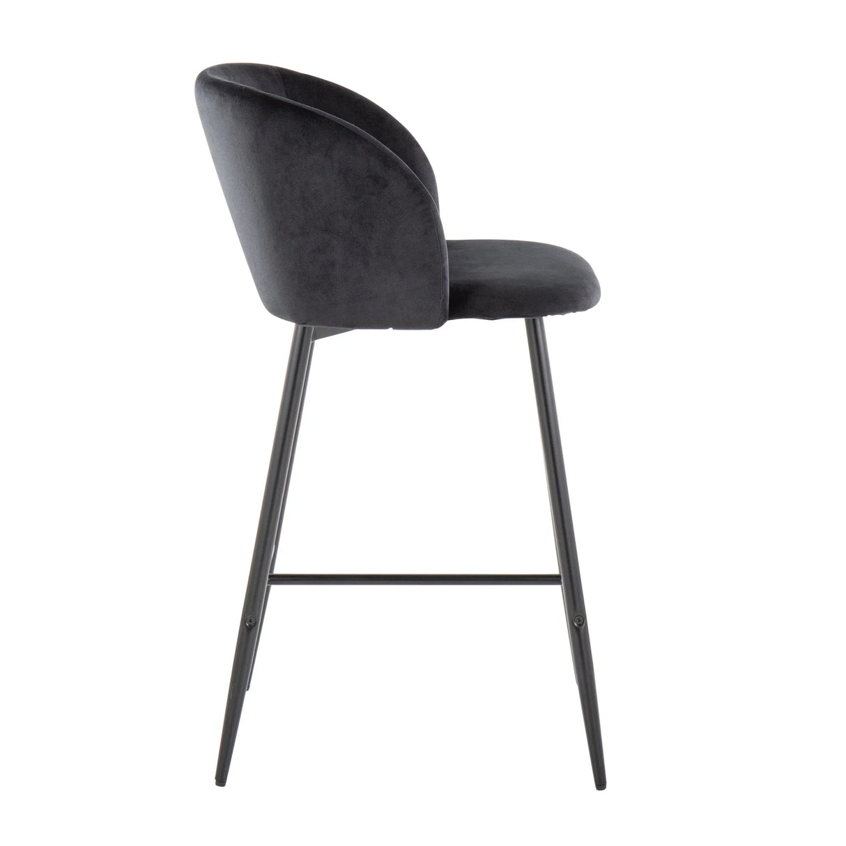 Fran - Contemporary Fixed Height Counter Stool (Set of 2) - Furniture Home Direct