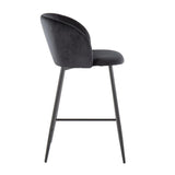 Fran - Contemporary Fixed Height Counter Stool (Set of 2) - Furniture Home Direct