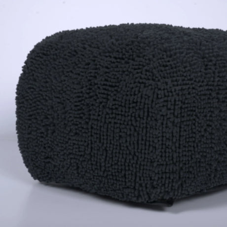 Spongy Microfiber Square Pouf Soft Seating - Furniture Home Direct