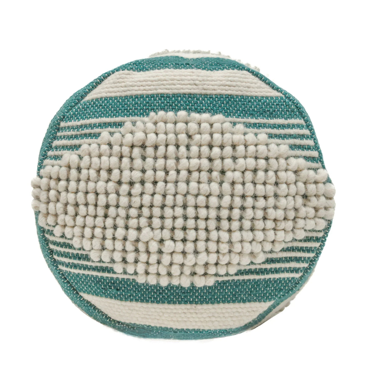 Diamond - Handcrafted Cylindrical Pouf - Furniture Home Direct