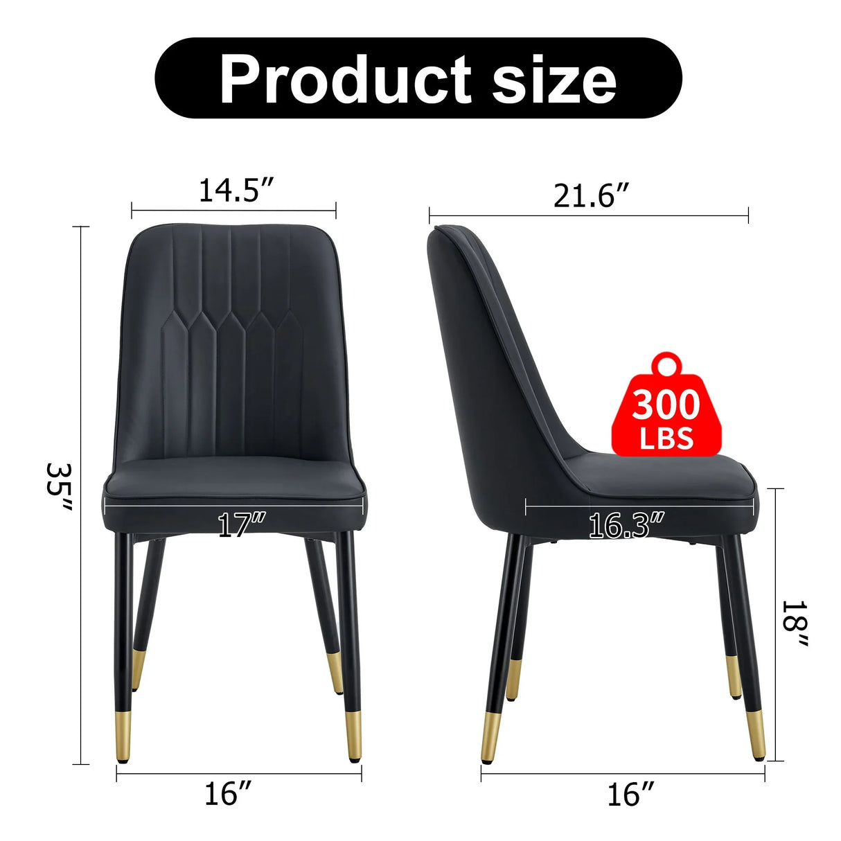 Modern Chair With Metal Legs - Furniture Home Direct
